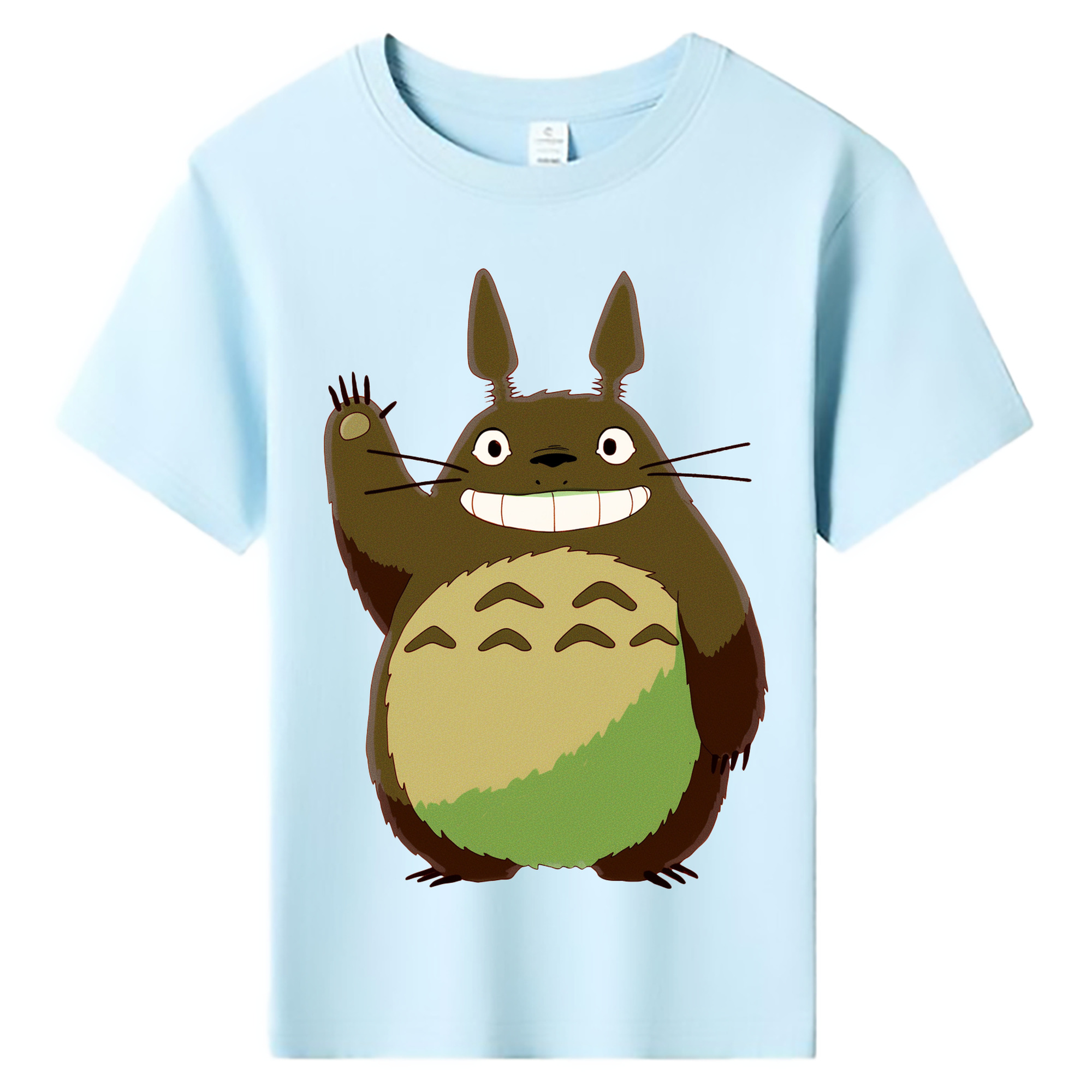 （画像用） となりのトトロ 草壁メイ 草壁サツキ My Neighbor Totoro Satsuki Kusakabe Mei Kusakabe 綿100％キッズTシャツ（フロントプリント）